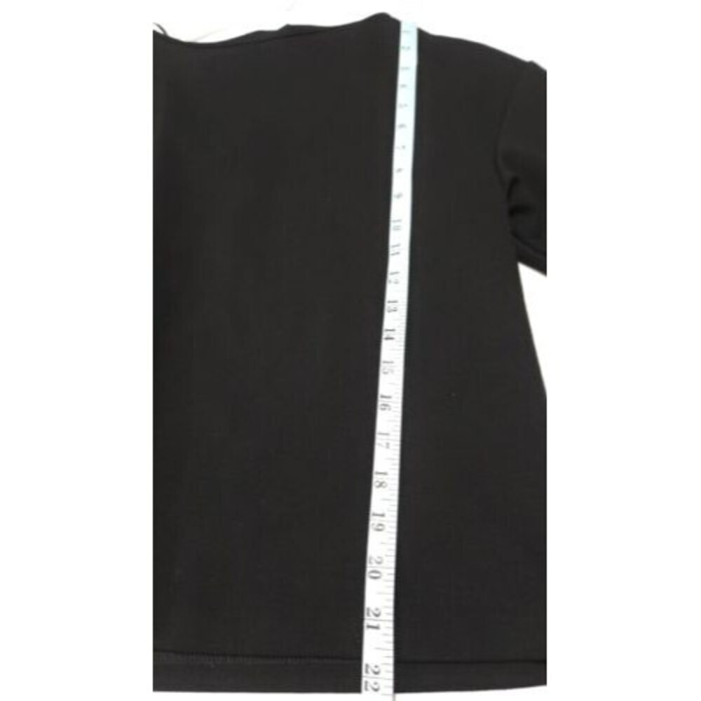 H&M Long sleeve Top Sweater Size XS Color Black Back Zipper - Picture 3 of 8